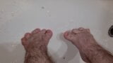 Midget shows his feet and then cums on them snapshot 1