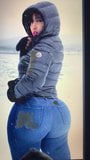 Bubble Booty Big Ass Latina In Jeans Cum Tribute snapshot 7