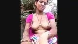 Desi Hindi Girlfriend Fucking outdoors With Her boyfriend 23 snapshot 1