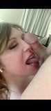 Katie B is sucking her soft husband on scope snapshot 3