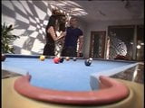 Sexy chick fucking in the pool hall snapshot 1