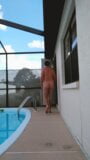 outside by the pool dancing completely naked in public snapshot 2