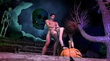 Cass la milf sexy viene scopata da dietro lo speciale di halloween snapshot 12