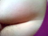 Cumming on my GF's hairy ass. snapshot 4