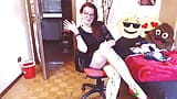 Your Italian Stepmom Has Crazy Squirting Orgasms At Your Desk snapshot 1