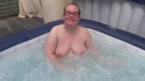 Busty wife in the Hot Tub snapshot 2