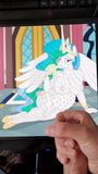 MLP Princess Celestia with banana snapshot 8