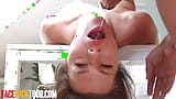 Zlata Shine Takes Rough Throat Fuck Messy Facial Cum Moustache snapshot 10