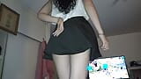 My friend seduces me in a skirt and makes me very horny snapshot 5