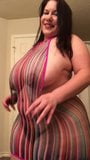 fat girl exposes her body in front of the camera snapshot 9