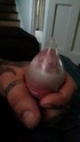 wanking in used condom snapshot 2