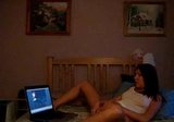 Girl Films Herself Masturbating to Porn snapshot 3