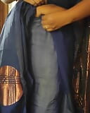 Tamil Babe Varsha Bhabhi  wearing Sari snapshot 13