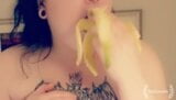 BBW goth MILF pipe à la banane snapshot 9