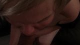 Blonde hoer Tina pijpt emotioneel doorboorde pik snapshot 3