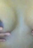 Tetas apretadas duro en el baño mientras se baña con el coño mojado snapshot 1