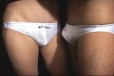 Gay erection in  underwear snapshot 3