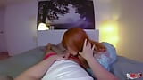 StepMom and  StepSon Share a Bed .Stepmom unexpectedly gets stepson's cock in  Ass and anal Creampie snapshot 5