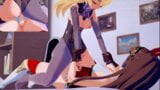 Amber futa x fischl - sexo cachondo (impacto genshin) snapshot 11