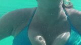 Highandhorny22 Tits out in a public pool! snapshot 2