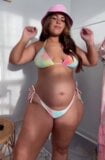 Горячее беременное бикини тело Demi Diamandis snapshot 2
