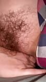 Admire my wife hairy bush and her pink creampied cunt snapshot 13