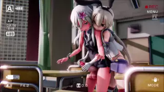 After School with Futanari Ro-chan & Shimakaze Mmd Futa: Shemale ...