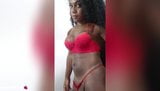 Negro travesti folla un negro chico snapshot 4