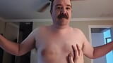 "Florida Ham" - Oxidada Piper y Bigotudo Don K besándose la polla, masturbándose, cum - cornfedmtdads snapshot 2