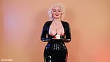 Compilation of Black Latex Catsuit Videos by Fetish MILF Model Arya Grander snapshot 2