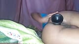 Putito disfruta penetrarse el culo en su cama, y termina todo mojado snapshot 6