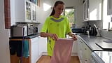 This Housewife Is Only Wearing a T-shirt snapshot 3