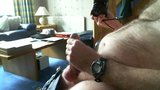 Rubber band wank from a different angle slo mo snapshot 1