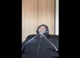 BHDL - MULTIPLE LATEXGLOVE BREATHPLAY TRAINING - Breathplay Training with Latexglove Ziptied over my Head snapshot 2