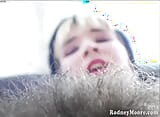 Super Hairy All Over Girl Plays with Pussy snapshot 13