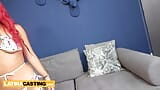 Hete latina-modelaudities voor kleine zeemeermin wordt geneukt op de casting couch snapshot 10