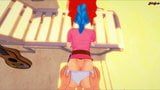 Bulma es follada en la isla tortuga. Dragonball Hentai. snapshot 4