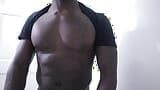 Worship His Big Muscles And Black Cock snapshot 1