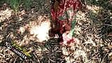 Indisch dorp buitenshuis Desi seks in de jungle neukpartij Hindi-audio snapshot 14