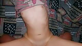 18 साल की सौतेली बेटी की स्तनों पर वीर्य निकालने के साथ चुदाई snapshot 10