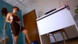 boss fucks the secretary in the mouth. Blowjob in the office snapshot 12