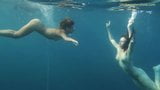 Naked girls on Tenerife having fun in the water snapshot 15