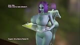 Hot Alien Chick Serves Massive Tittys On a Glass Tray snapshot 1