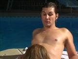 Jacqueline Gives Tony Revado A Blowjob In The Pool snapshot 13