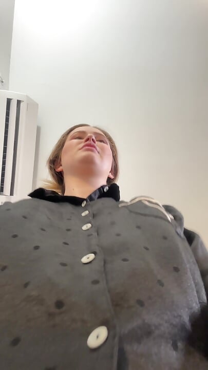 Stella Rubs Her Pussy Against the Phone