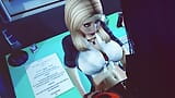 Une jolie blonde baise avec son prof de Futa snapshot 7