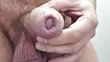 Daddy Bear precum and cum on you with uncut big bear cock snapshot 1