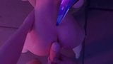 KDA Ahri Doggystyle Fuck And Creampie Hentai Video snapshot 2