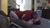 Young woman sucking and fucking old man snapshot 2