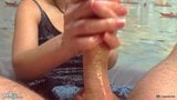 Slow handjob with ruined orgasm and cruel cum stopping snapshot 10